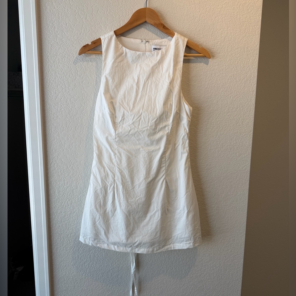White Yumiko Romper